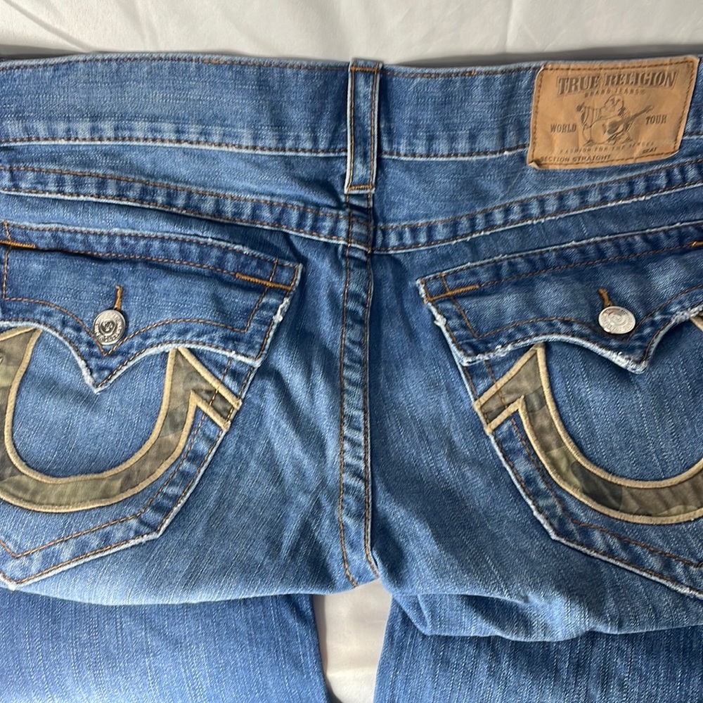 Men’s True Religion Size 31 Camouflage Denim Jeans